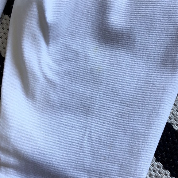 MOTHER The looker Crop Glass Slipper White Jeans - Picture 7 of 7